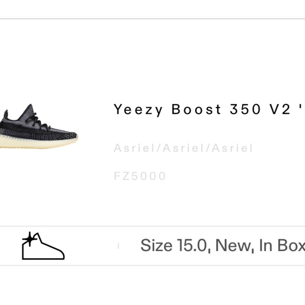 Yeezy 350 Carbon